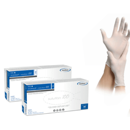 Nitril Solution 100 - Untersuchungs - und Schutzhandschuh Grösse M